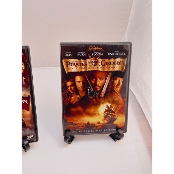 Pirates of the Caribbean: At World's End )2003 - 2006 & 2007) DVD - Lot - Picture 4 of 8